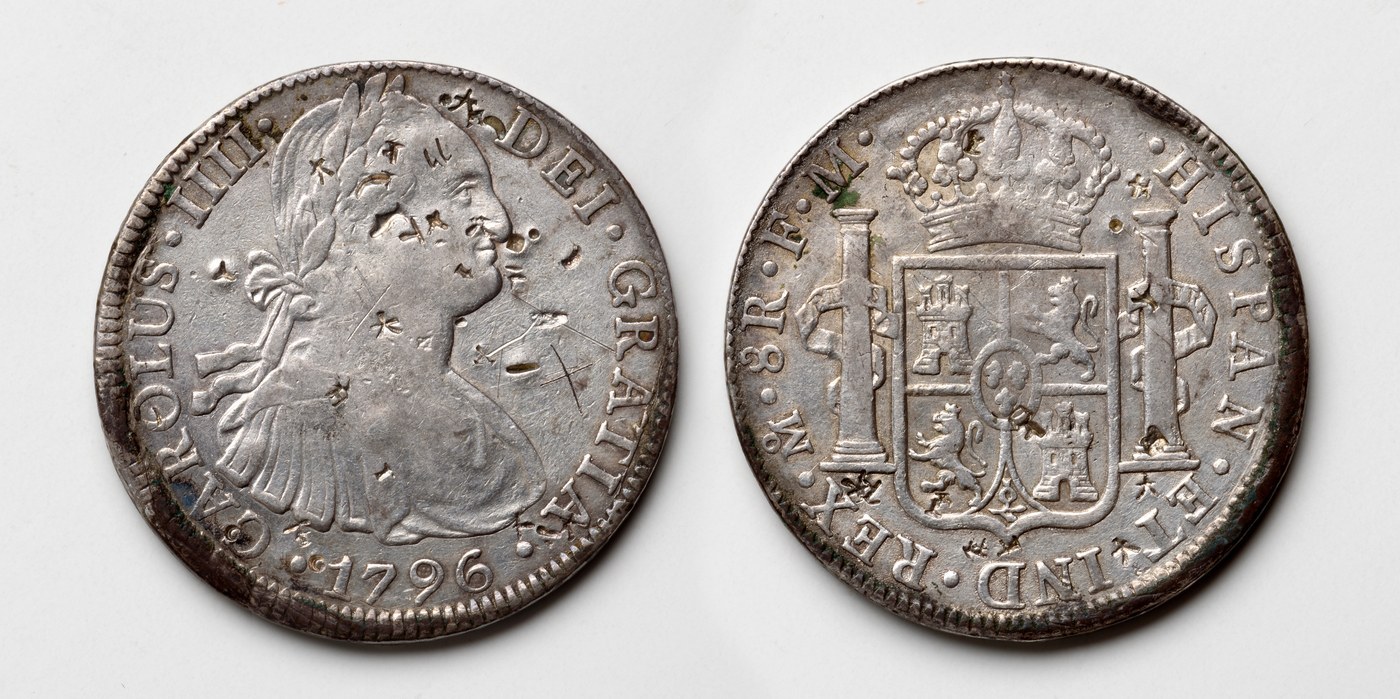 Spanish Colonial 8 Reales (Milled Bust)