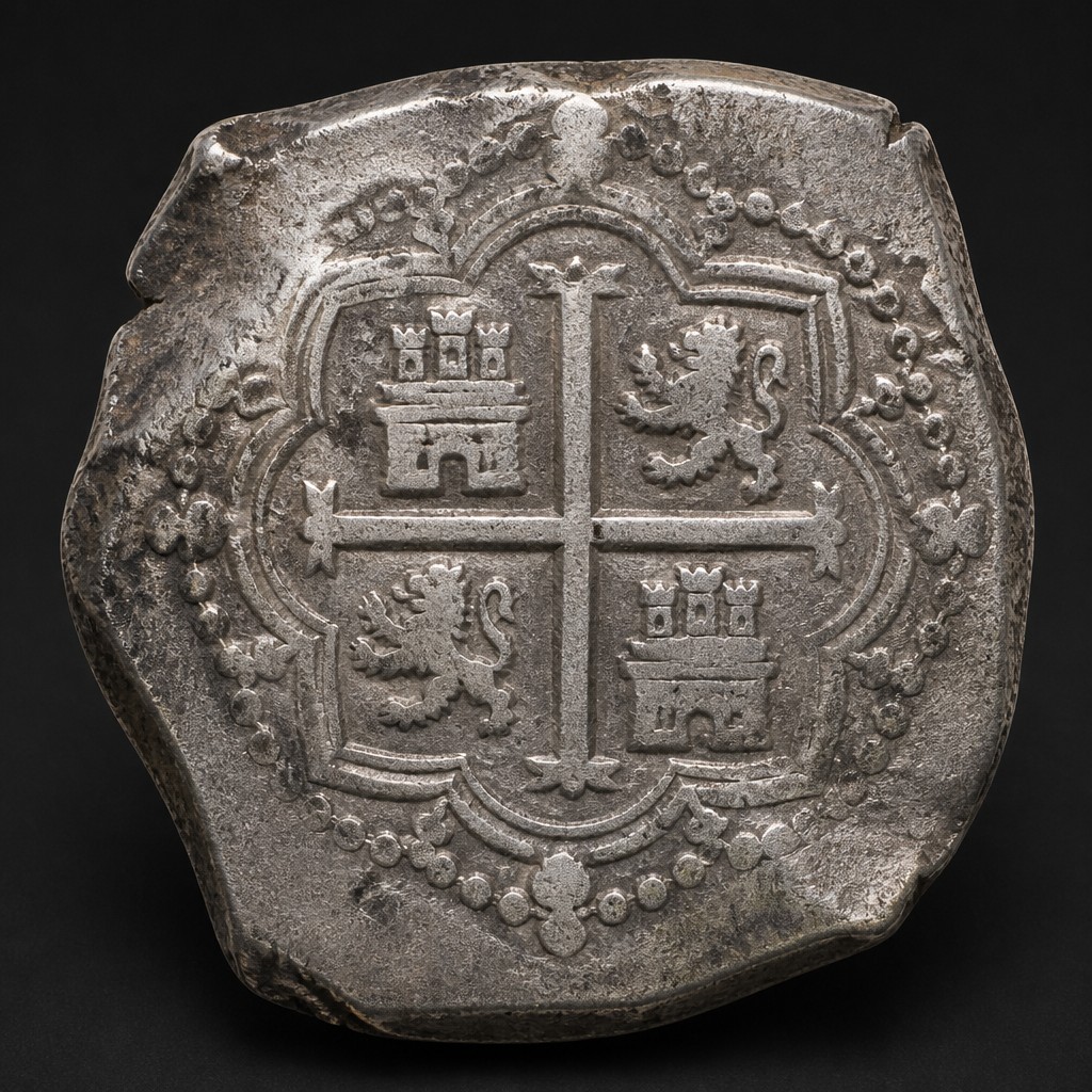 Spanish Colonial Cob 8 Reales (Macuquina)