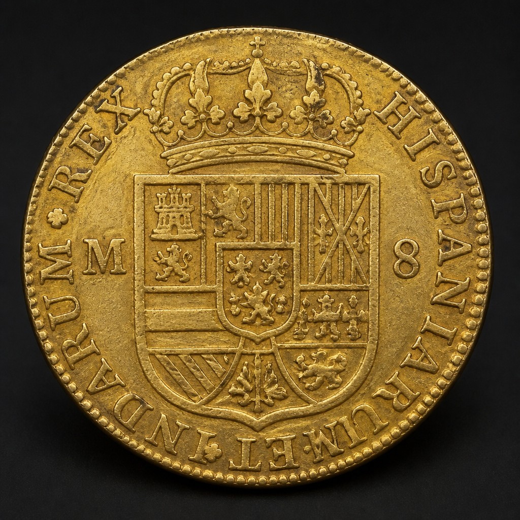 Spanish Gold Doubloon