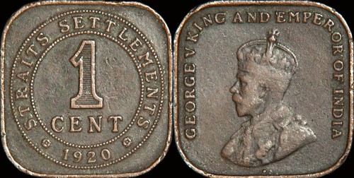Straits Settlements One Cent
