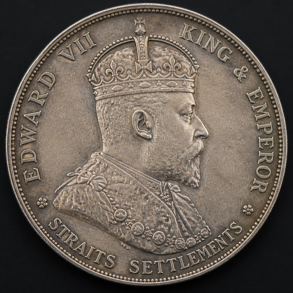 Straits Settlements Silver Dollar