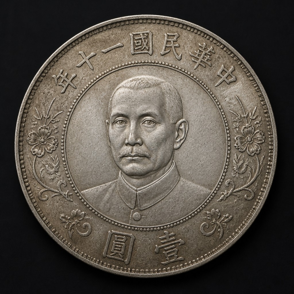 Sun Yat-sen Memorial Dollar (Junk Dollar)