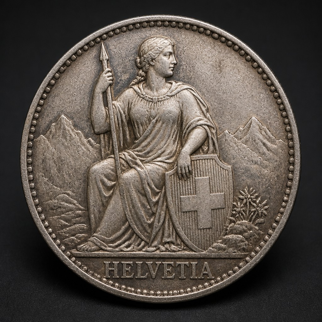 Swiss Franc (Helvetia Seated)