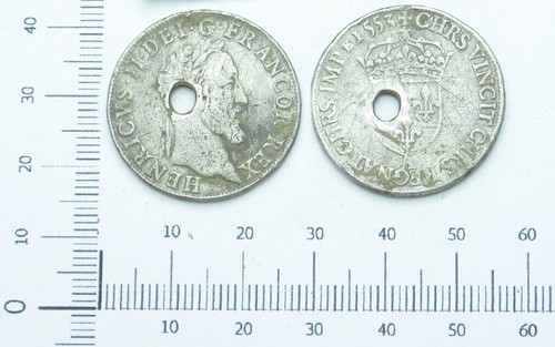 Teston of Henri II