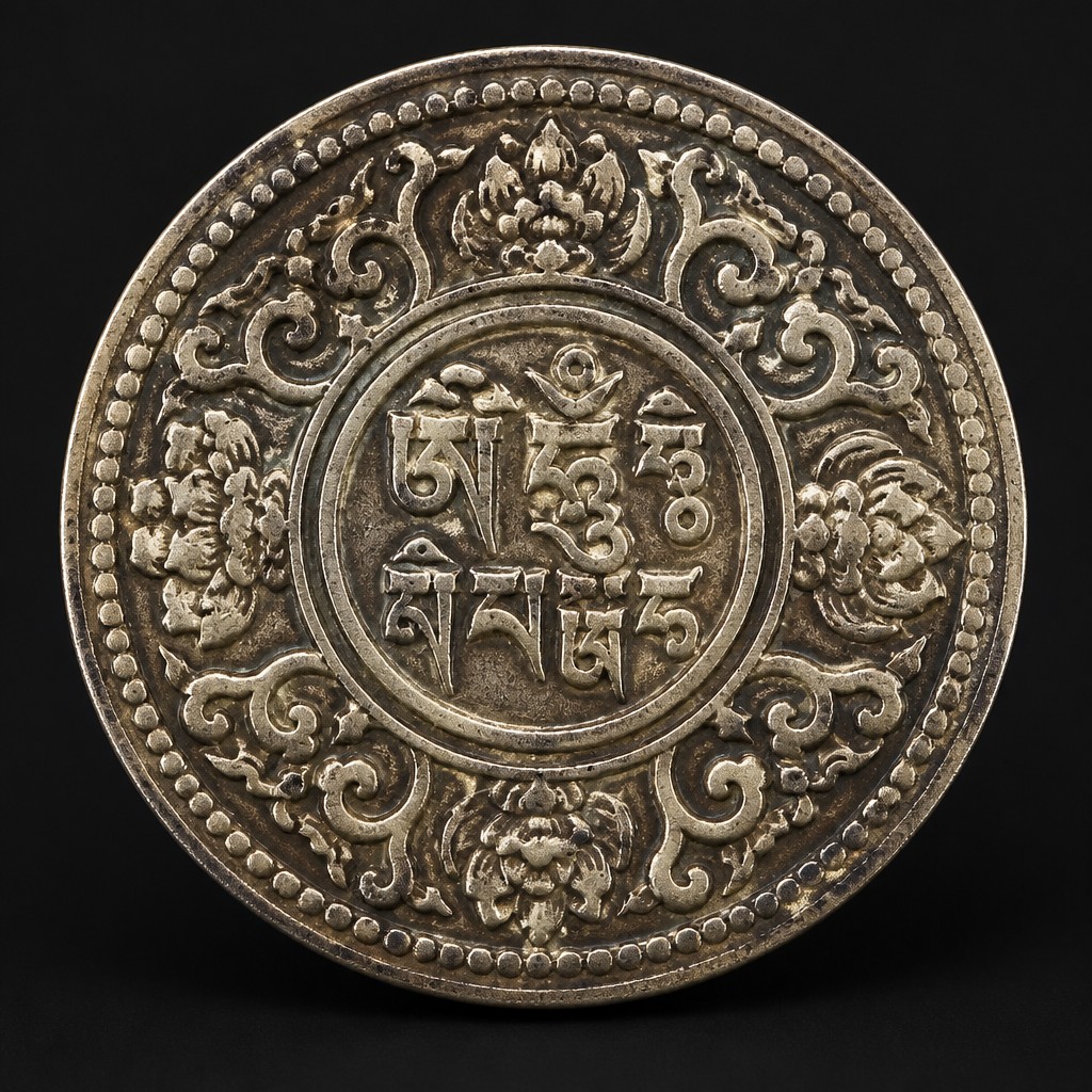 Tibetan Silver Tangka