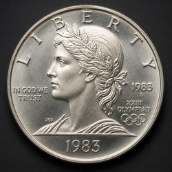 US Olympic Commemorative Dollar (1983)