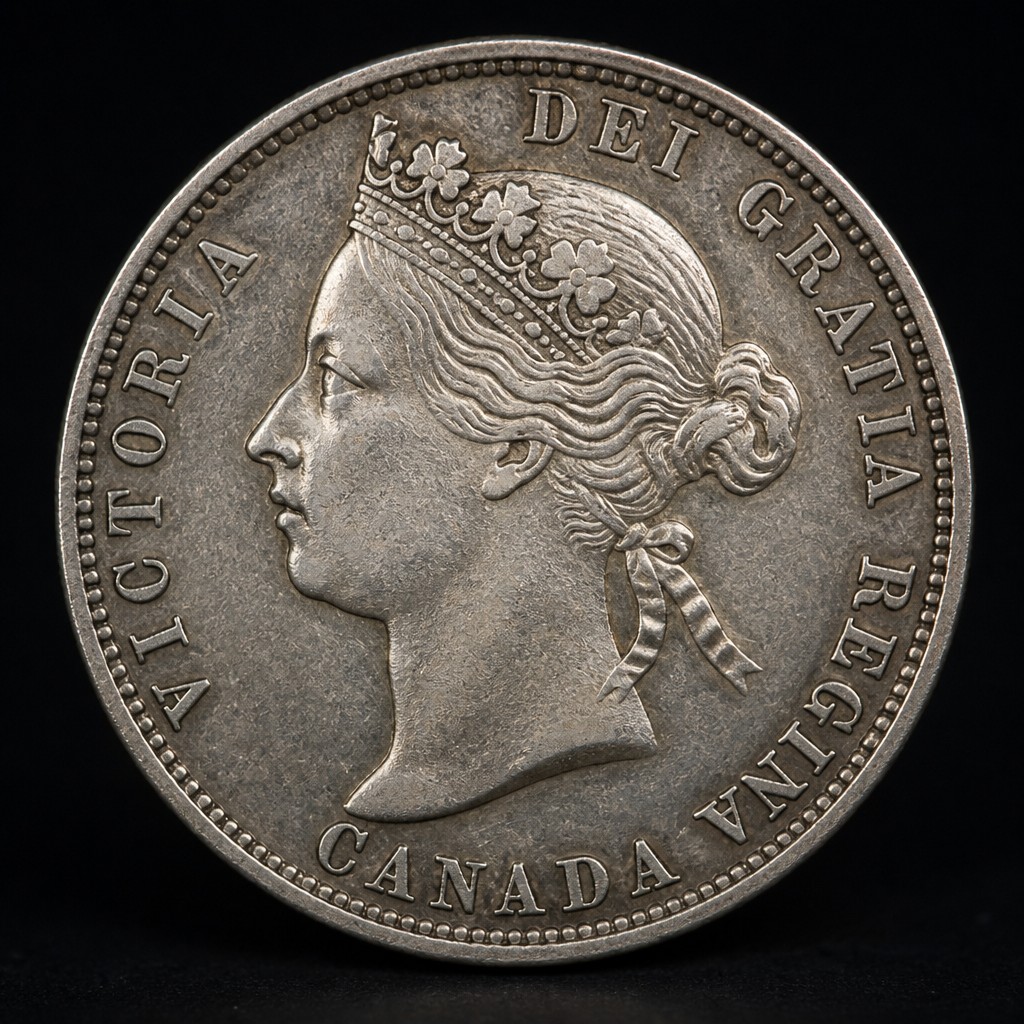 Victorian Silver Five Cents