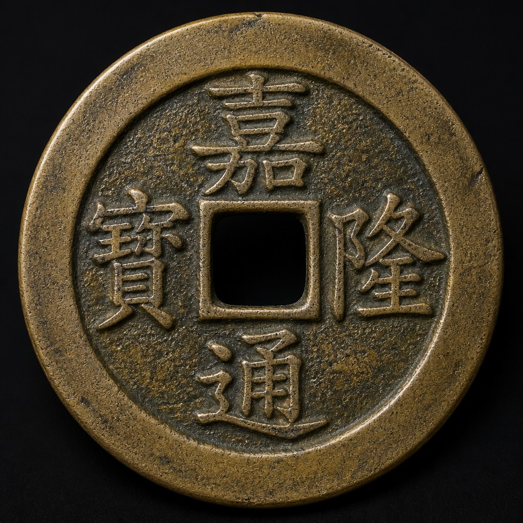 Vietnamese Gia Long Thong Bao (cash coin)
