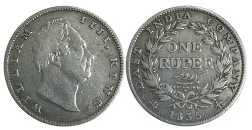 William IV One Rupee