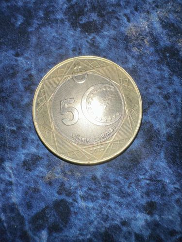 5 Lira Commemorative Coin (Turkish Currency)