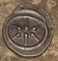 Ancient Roman or Byzantine Seal/Amulet (likely not a coin)