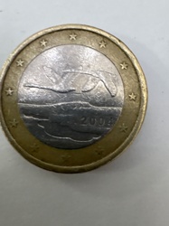 Finnish 1 Euro Coin
