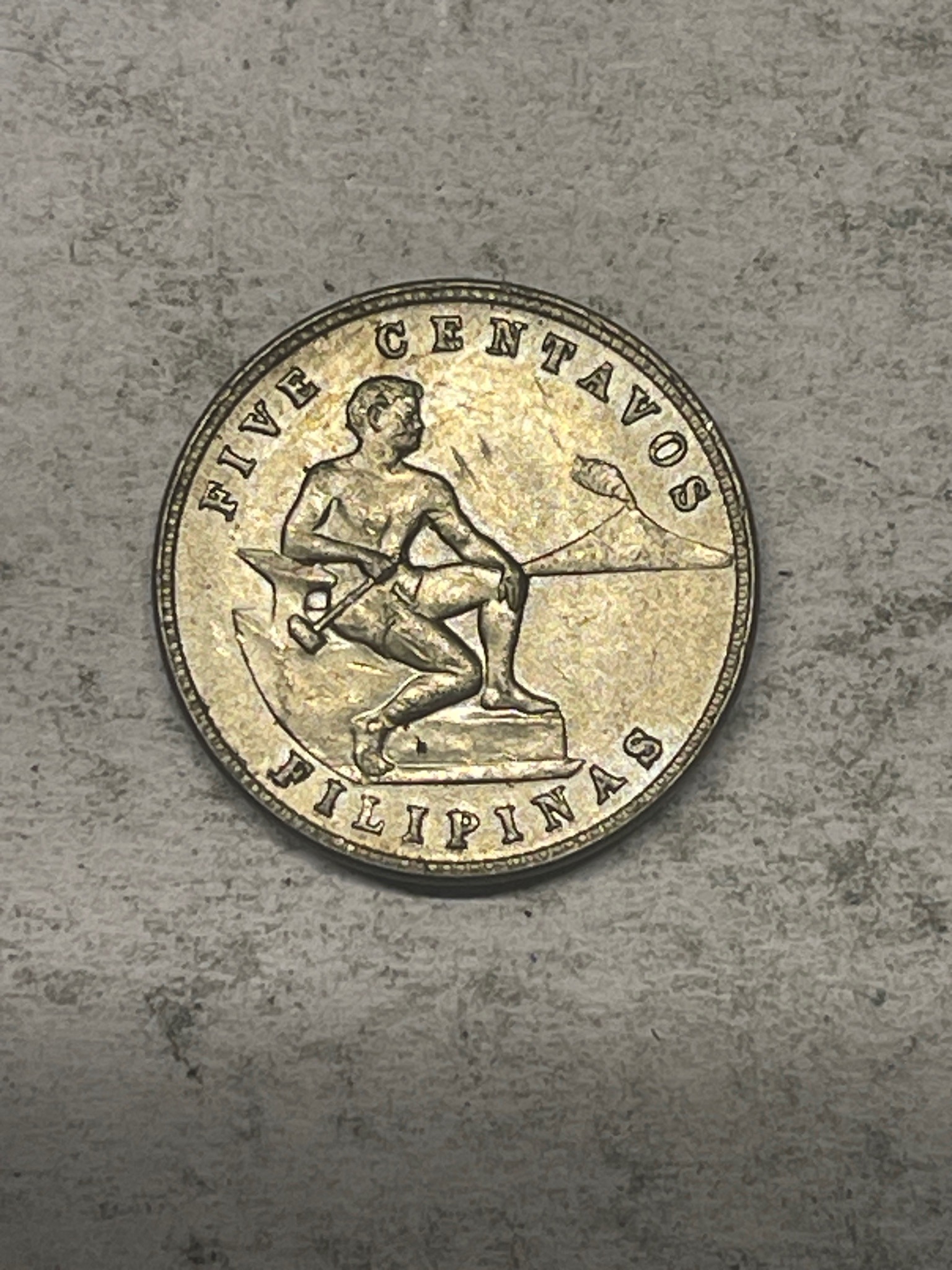 Five Centavos (US-Philippines) — reverse