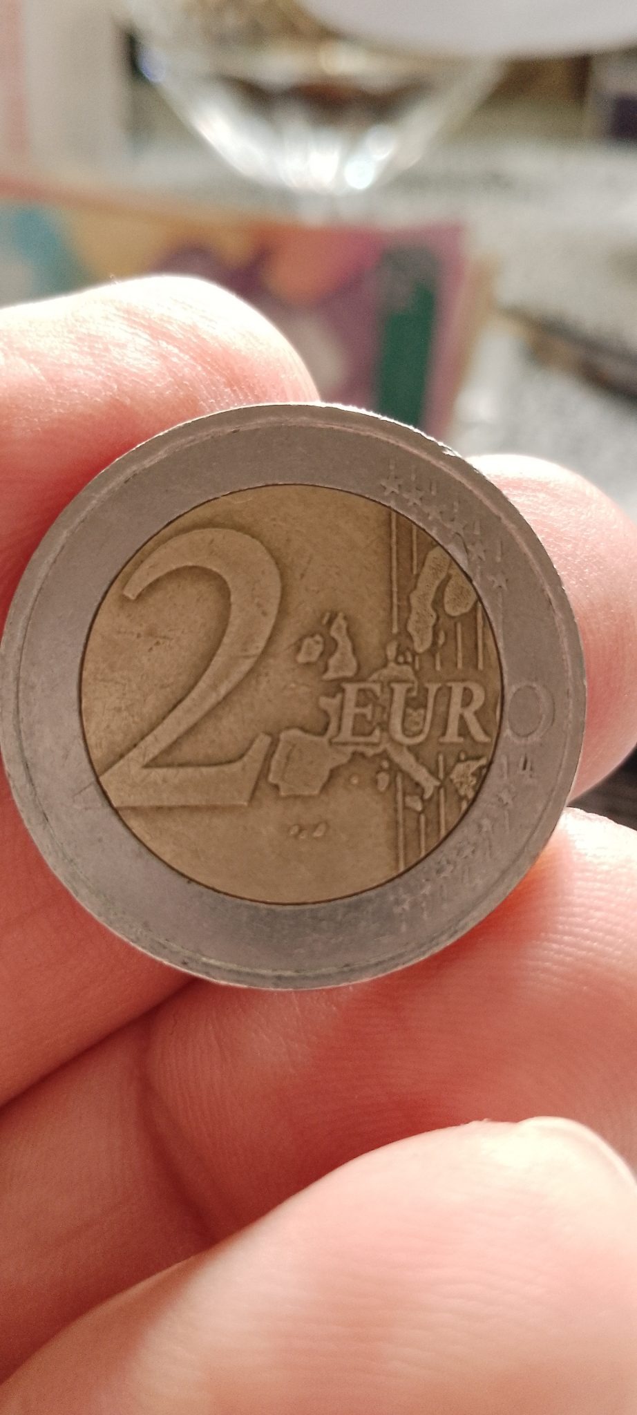 French 2 Euro Coin (Tree of Life) — reverse