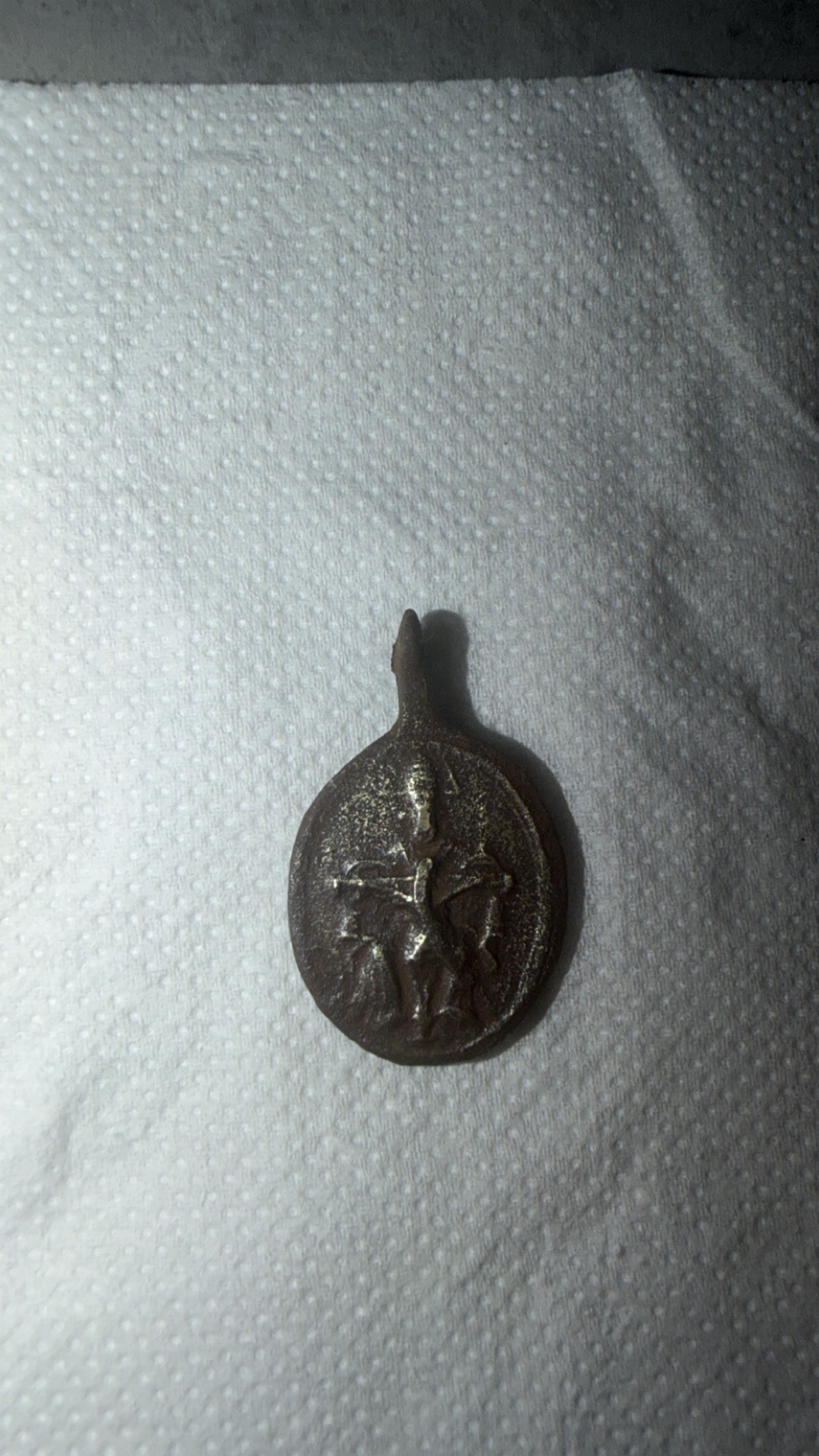 Historical Religious Devotional Medal / Exonumia — reverse