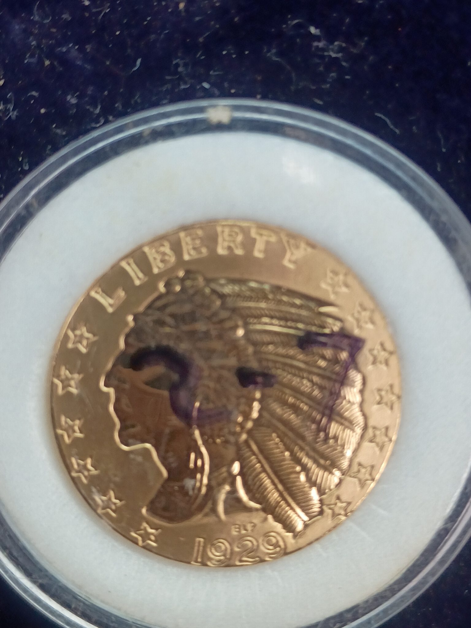 Indian Head Half Eagle (Replica / Copy) — obverse