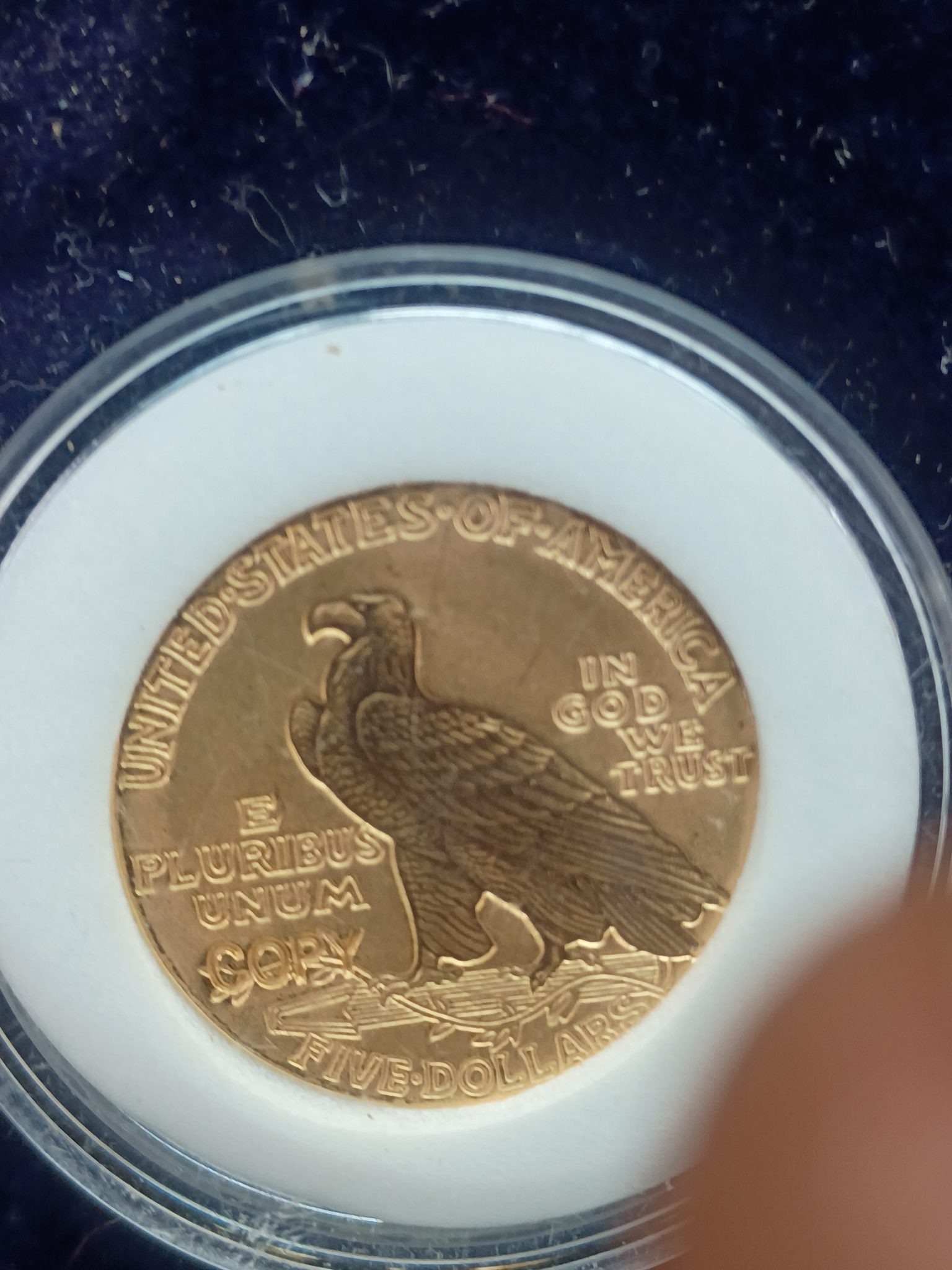Indian Head Half Eagle (Replica / Copy) — reverse