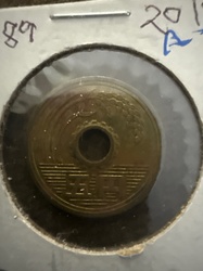 Japanese 5 Yen Coin
