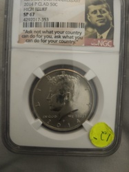 Kennedy 50th Anniversary High Relief Half Dollar