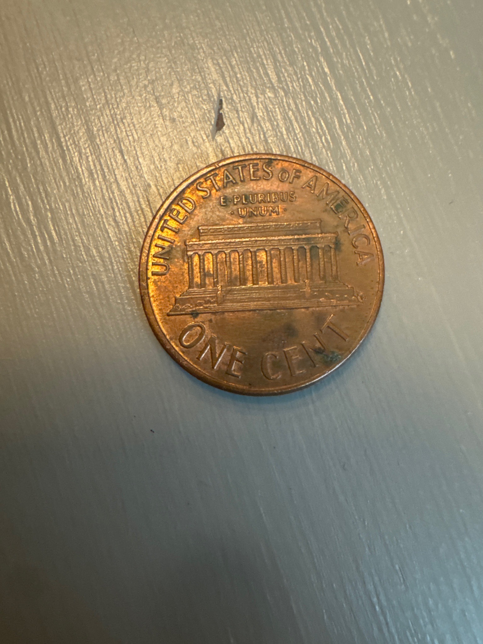 Lincoln Memorial Cent — reverse