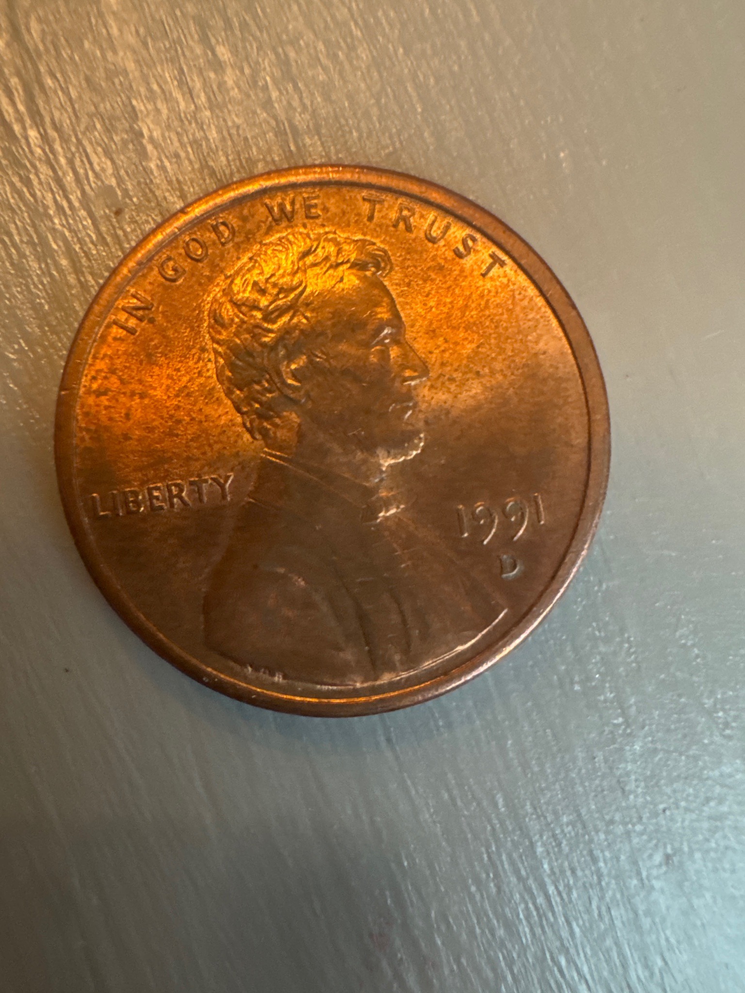 Lincoln Memorial Cent — obverse