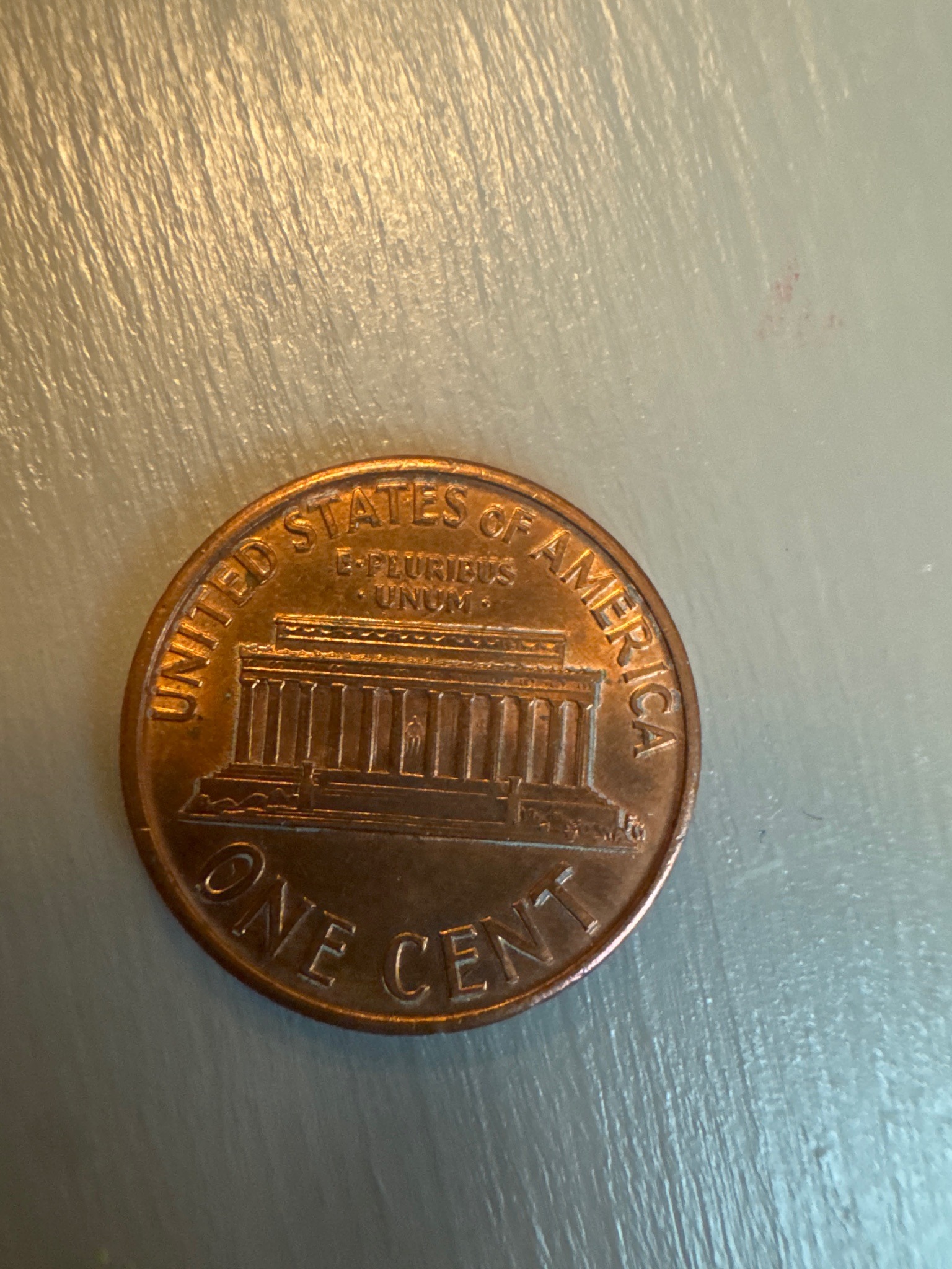 Lincoln Memorial Cent — reverse