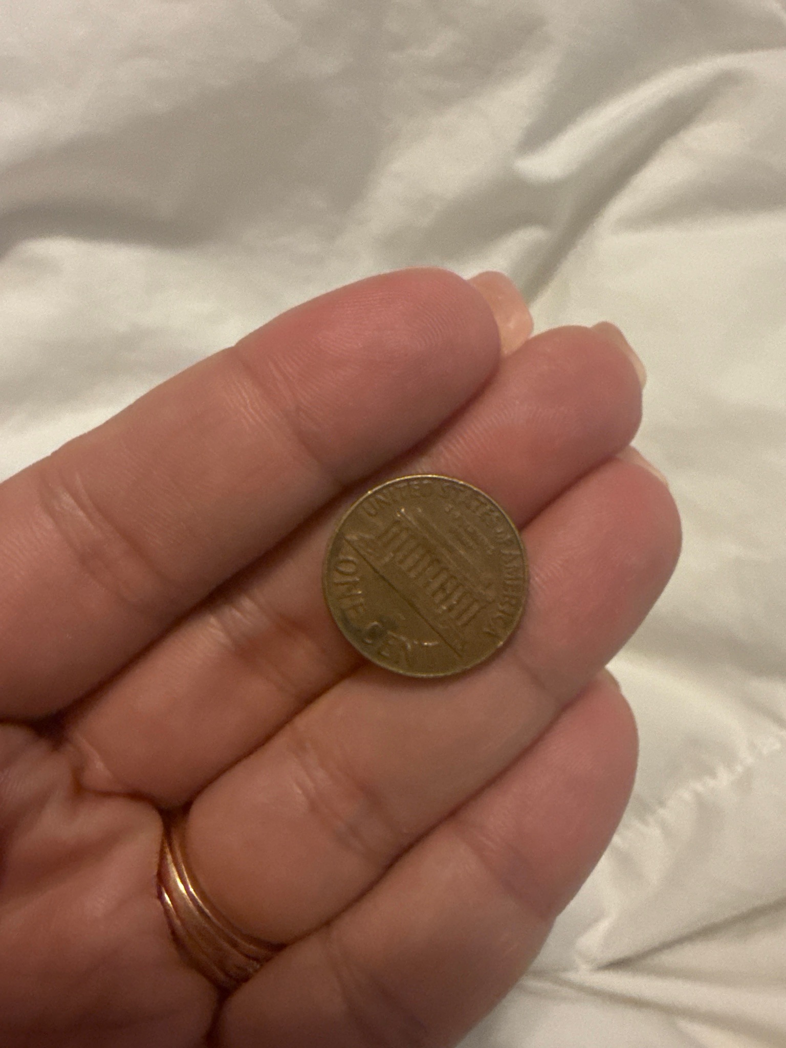 Lincoln Memorial Cent — reverse