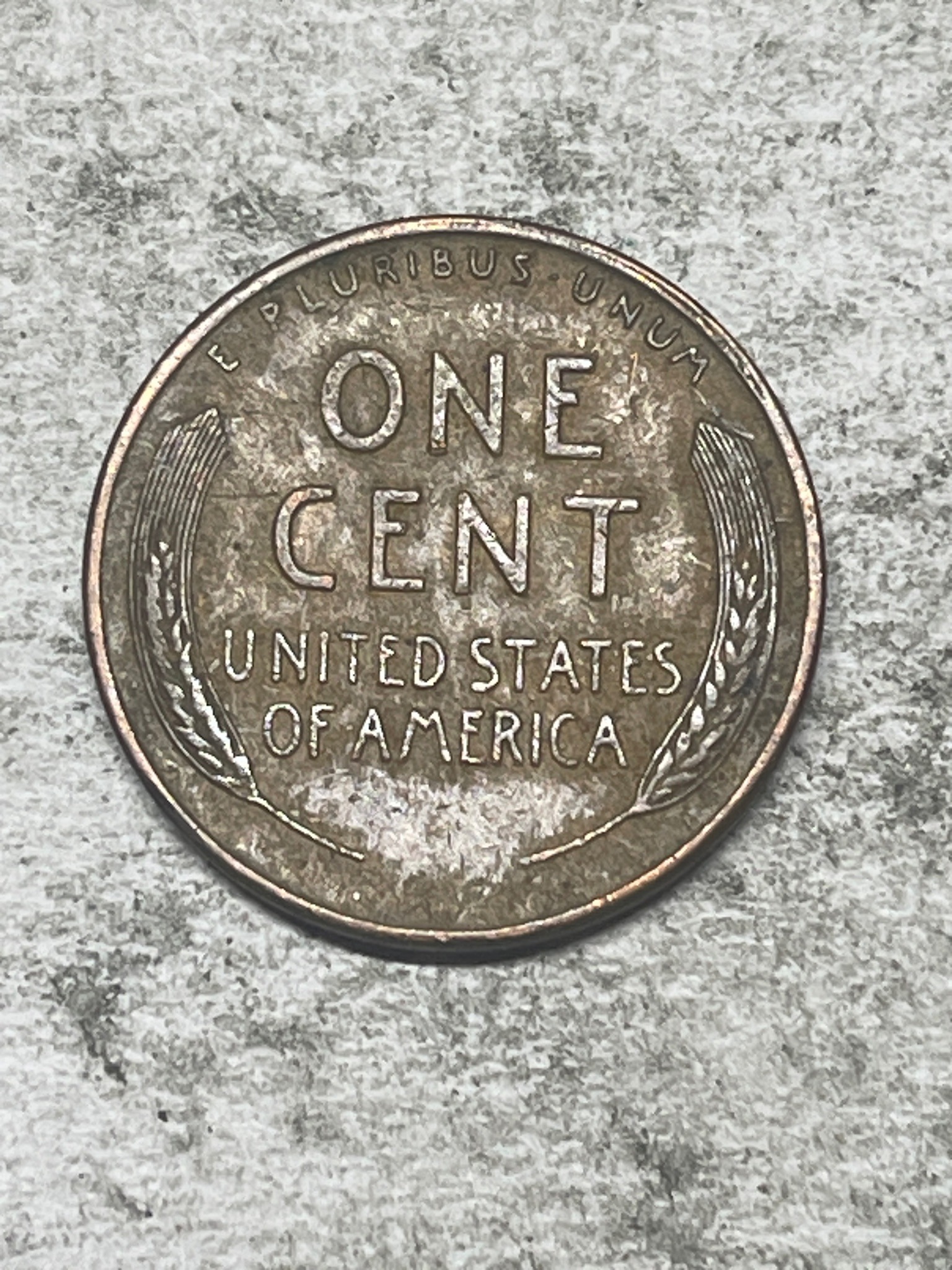 Lincoln Wheat Cent — reverse