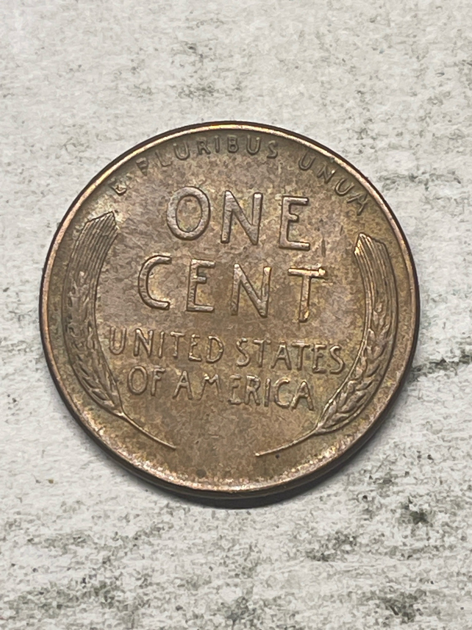 Lincoln Wheat Cent — reverse