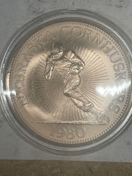Nebraska Cornhuskers 1980 Season Highlights Medallion