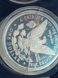 One Dollar Tribute to the United States (Morgan Dollar Design)