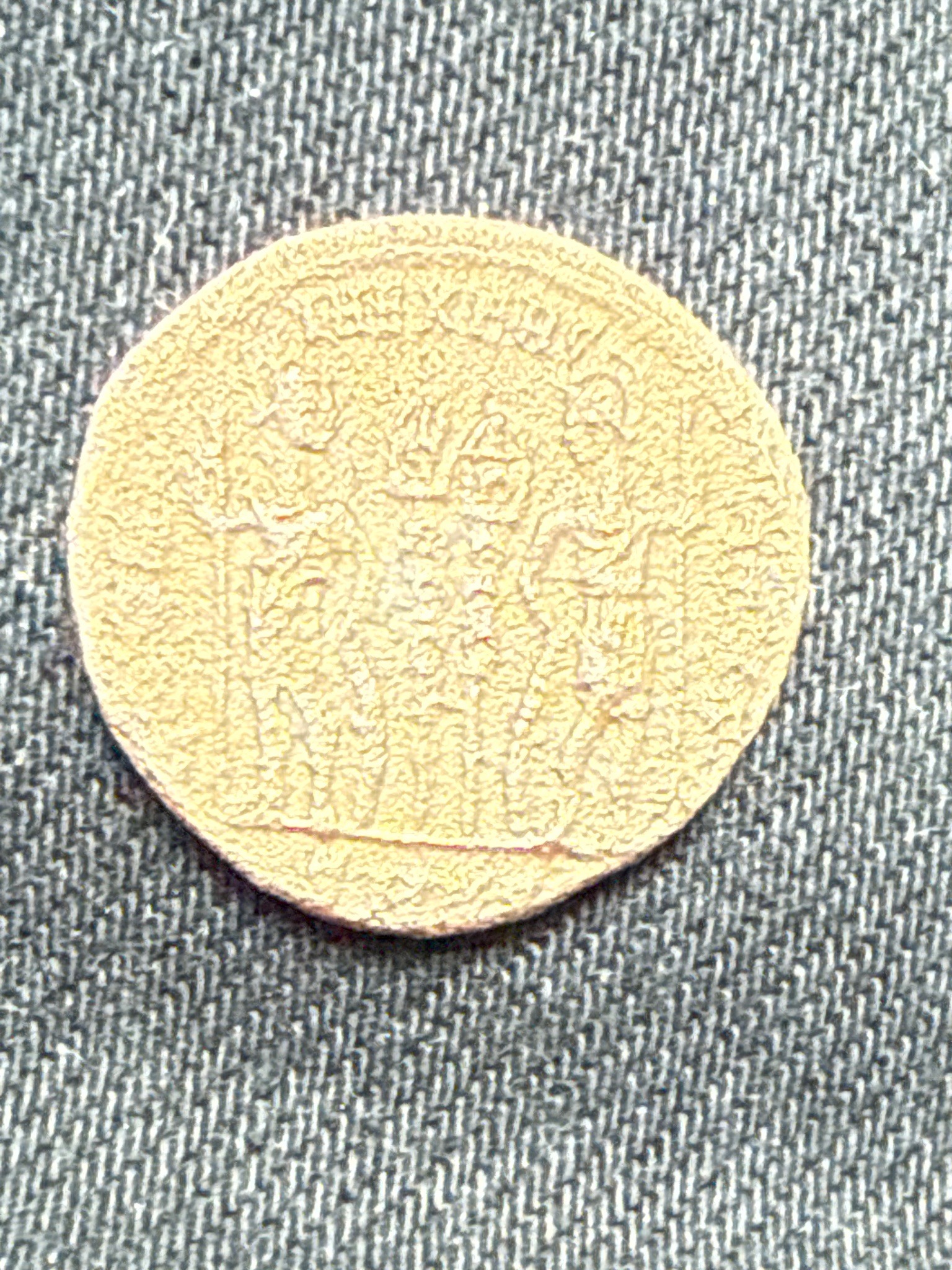 Roman Nummus or Follis (GLORIA EXERCITVS type) — reverse