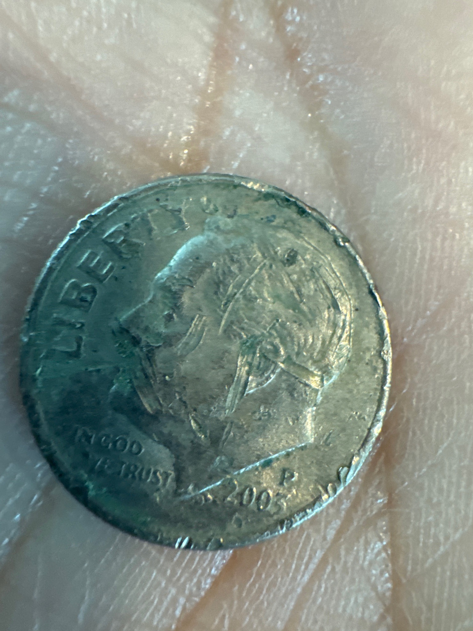 Roosevelt Dime — obverse