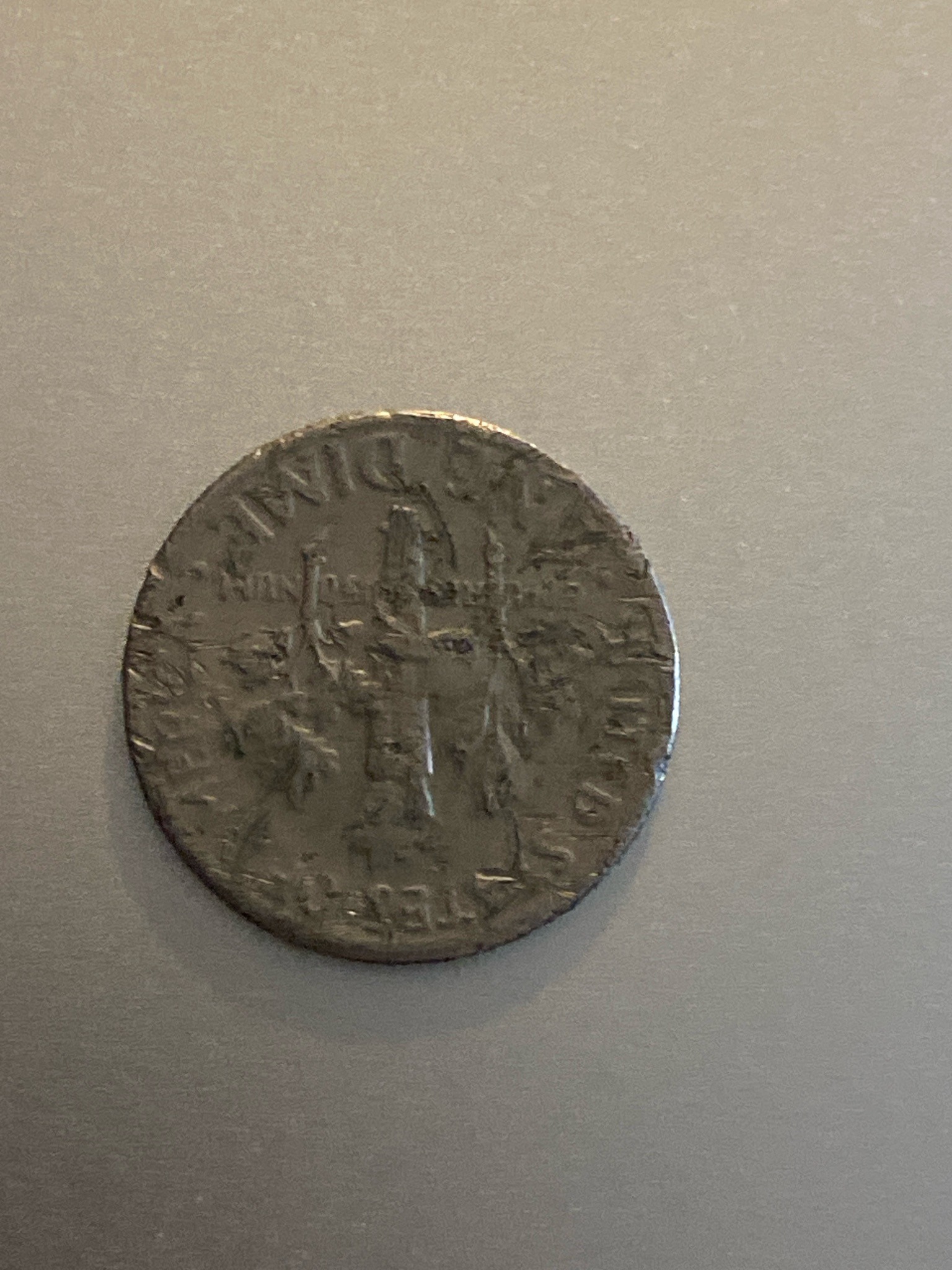 Roosevelt Dime — reverse